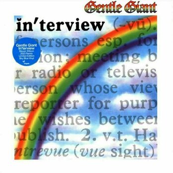 Schallplatte Gentle Giant - In'terview (Remastered) (Sky Blue Coloured) (LP) - 1