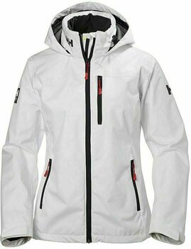 Jacket Helly Hansen Women's Crew Hooded Jacket White XL - 1
