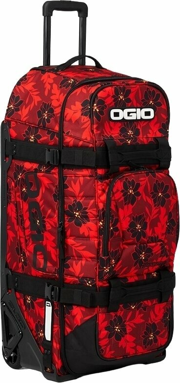 Suitcase / Backpack Ogio Rig 9800 Travel Bag Red Flower Party