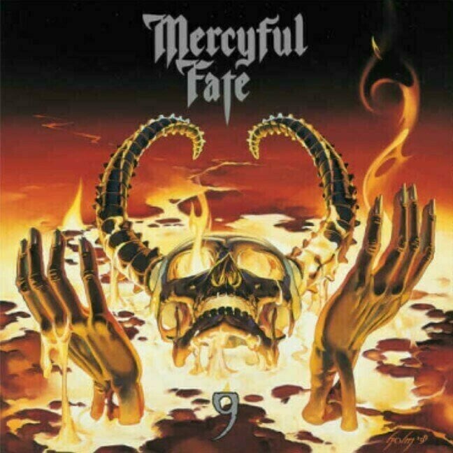 LP platňa Mercyful Fate - 9 (Limited Edition) (Yellow Ochre/Blue Swirls) (LP)