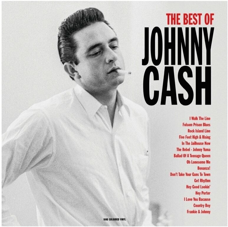 Vinylplade Johnny Cash - The Best Of (Red Coloured) (LP)