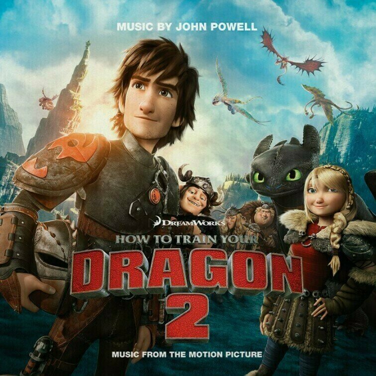 Vinyl Record Original Soundtrack - How To Train Your Dragon 2 (Limited Edition) (Flaming Coloured) (2 LP)