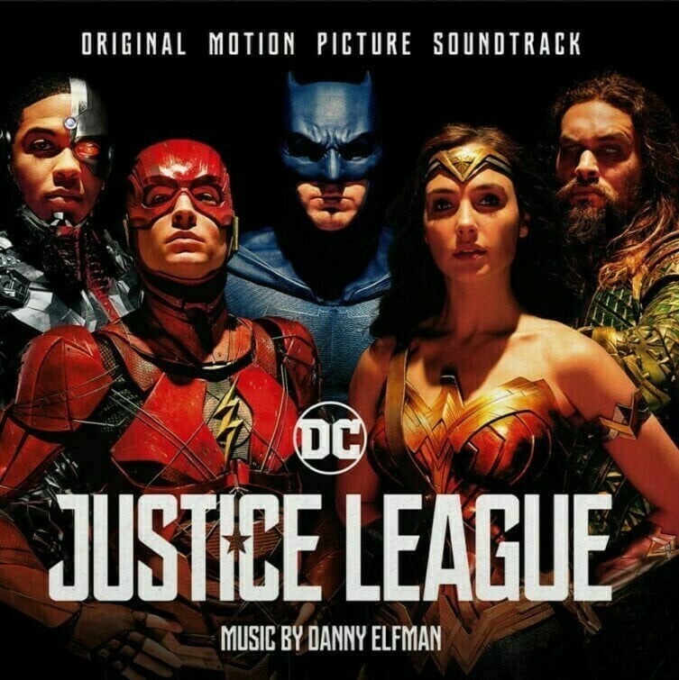 Vinylskiva Original Soundtrack - Justice League (Limited Edition) (Reissue) (Orange Red Marbled) (2 LP)