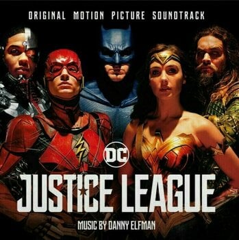 Vinyl Record Original Soundtrack - Justice League (Limited Edition) (Reissue) (Orange Red Marbled) (2 LP) - 1