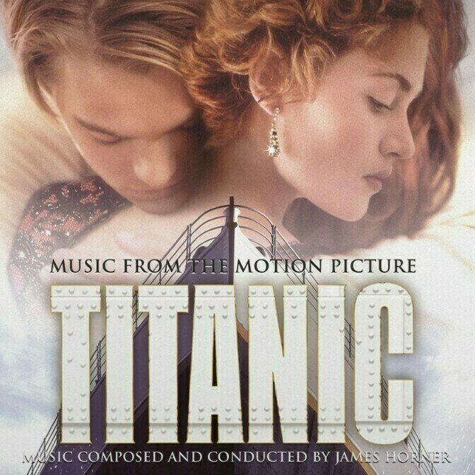 Disc de vinil Original Soundtrack - Titanic (Limited Edition) (Silver & Black Marbled) (2 LP)