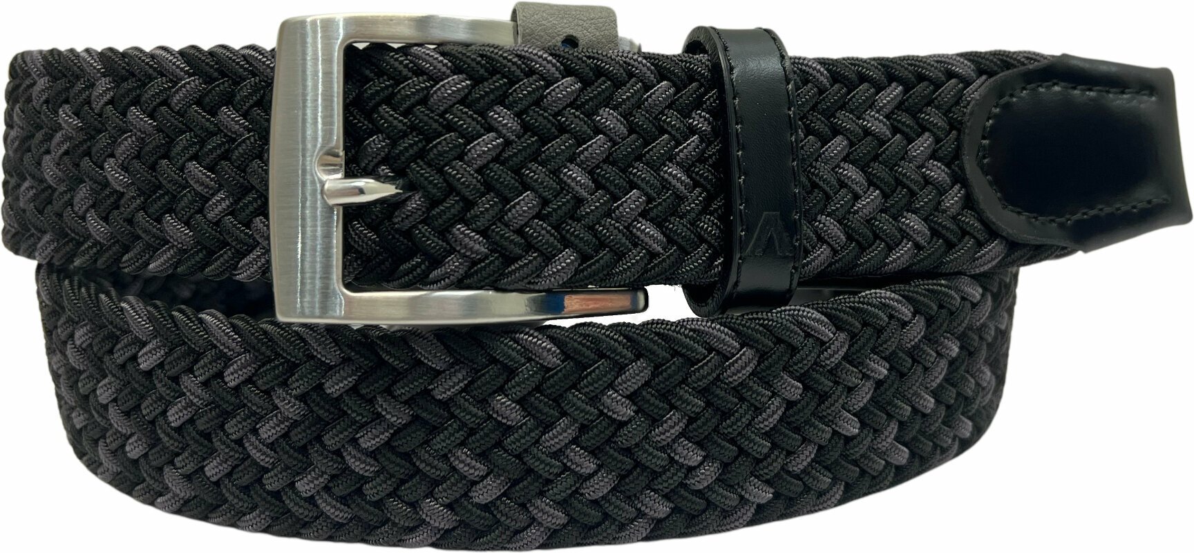 Belt Alberto Gürtel Multicolor Braided Belt Black/Grey 100