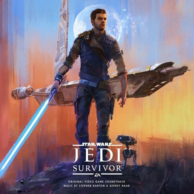 Stephen Barton & Gordy Haab - Star Wars Jedi: Survivor (Original Video Game Soundtrack) (Lightsaber Coloured) (2LP) Orange Blue