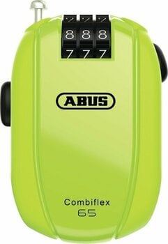 Zámek na kolo Abus Combiflex StopOver 65 Neon Ocelové lanko-Zámek - 1