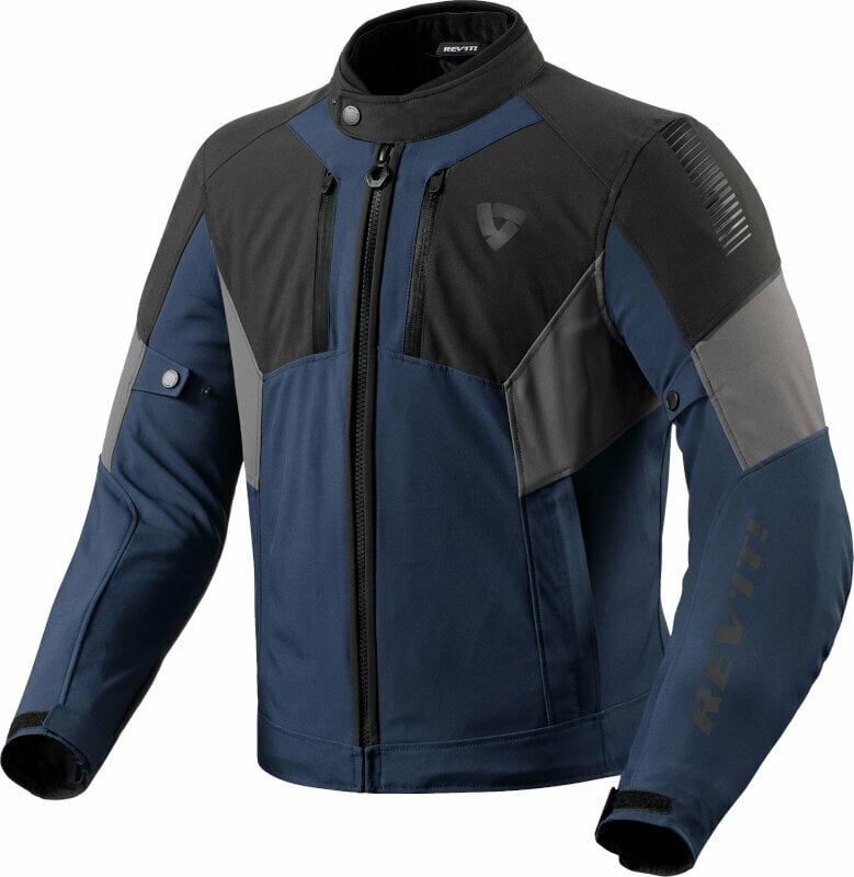 Textile Jacket Rev'it! Jacket Catalyst H2O Blue/Black 4XL Textile Jacket