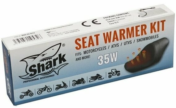 Motorcycle Other Equipment Shark Seat Warmer Kit - 1