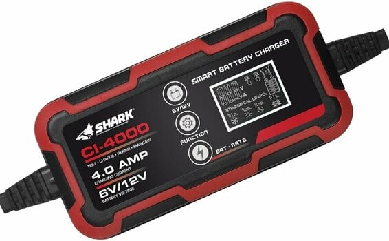Motorkerékpár töltő Shark Battery Charger CI-4000 PB/Li-Ion - 1