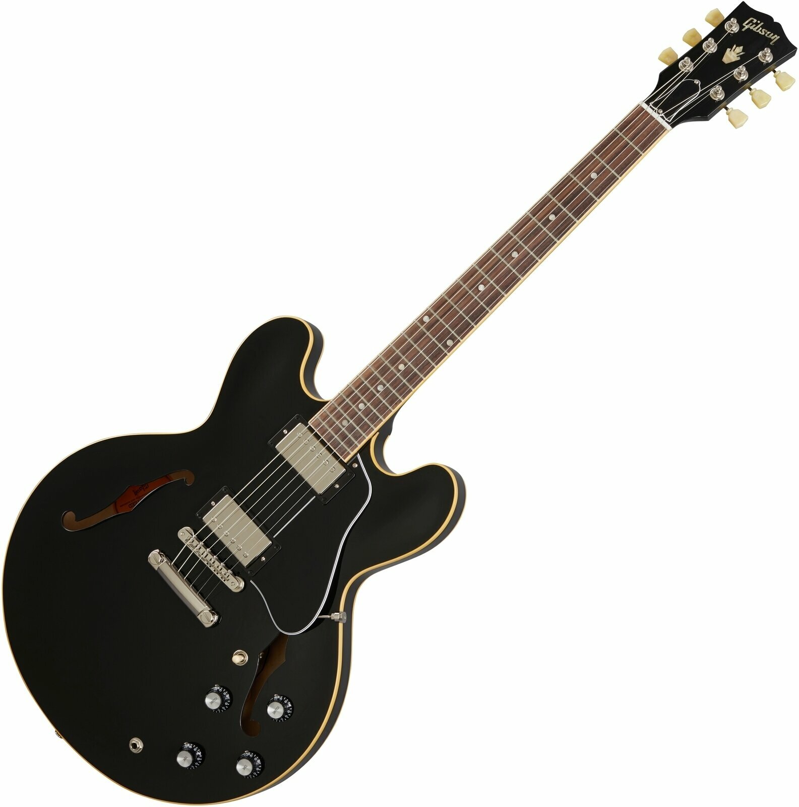 Halbresonanz-Gitarre Gibson ES-335 Vintage Ebony