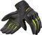 Motorcycle Gloves Rev'it! Volcano Black/Neon Yellow S Motorcycle Gloves