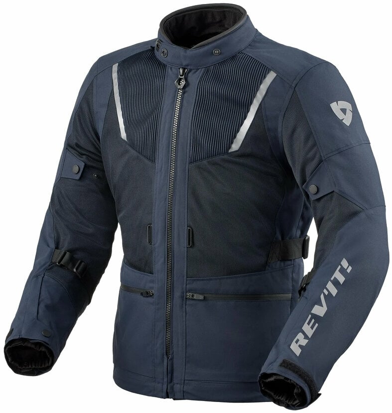 Textilná bunda Rev'it! Jacket Levante 2 H2O Dark Blue L Textilná bunda