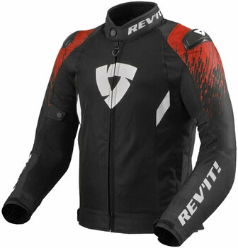 Textile Jacket Rev'it! Quantum 2 Air Black/Red S Textile Jacket - 1