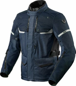 Textile Jacket Rev'it! Outback 4 H2O Blue/Blue L Textile Jacket - 1