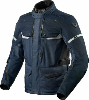 Tekstiljakke Rev'it! Jacket Outback 4 H2O Blue/Blue 4XL Tekstiljakke - 1