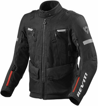 Textilní bunda Rev'it! Jacket Sand 4 H2O Black 4XL Textilní bunda - 1