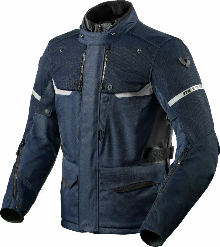 Giacca in tessuto Rev'it! Jacket Outback 4 H2O Blue/Blue S Giacca in tessuto