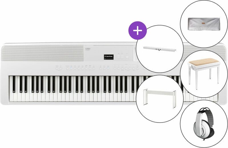 Digitálne stage piano Kawai ES 520W Stand SET Digitálne stage piano