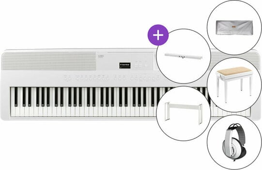 Piano digital de palco Kawai ES 520W Stand SET Piano digital de palco - 1