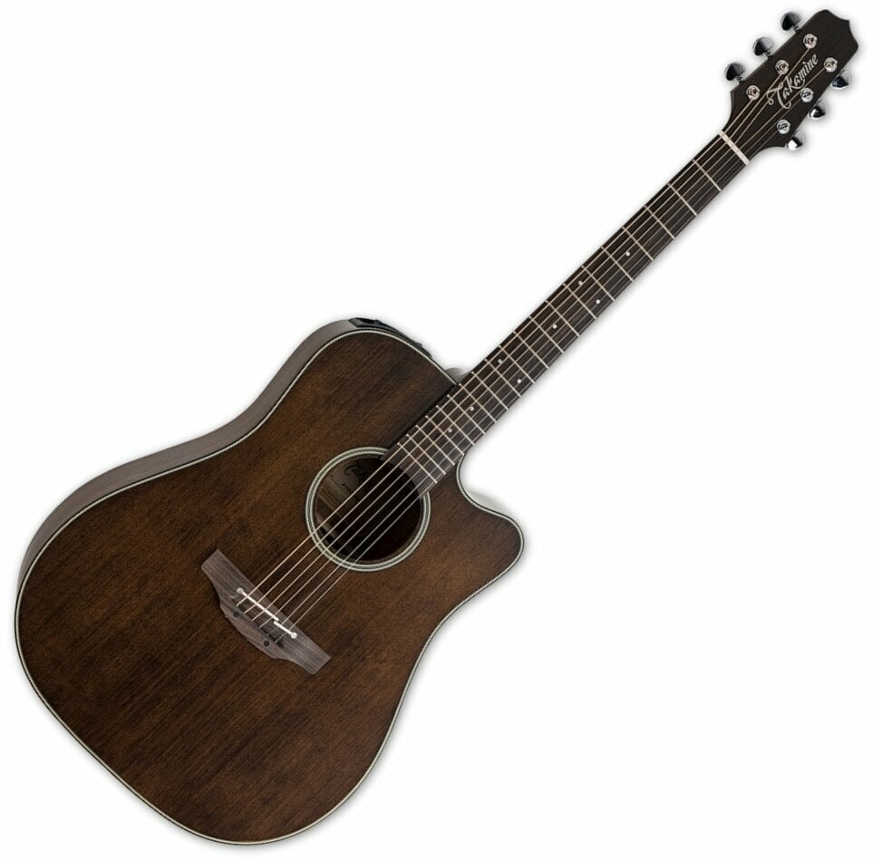 Elektroakusztikus gitár Takamine P1DCSM LTD Dark Brown