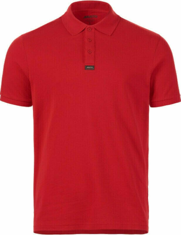 Ing Musto Essentials Pique Polo Ing True Red S