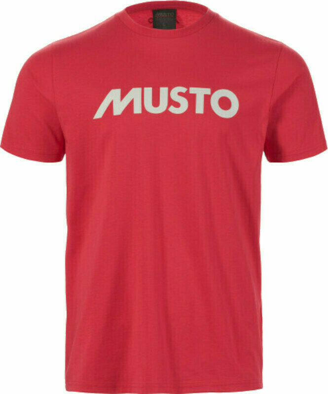 Musto Essentials Logo Tričko True Red M