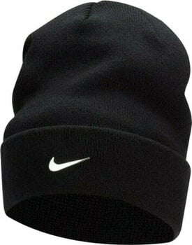Winter Hat Nike Peak Beanie Black/Metallic Silver - 1