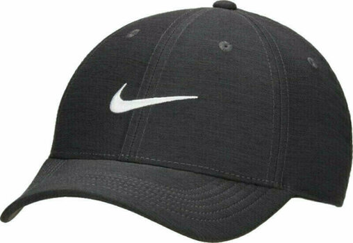 Каскет Nike Dri-Fit Club Cap Novelty Black/Dark Smoke/Grey/White S/M - 1
