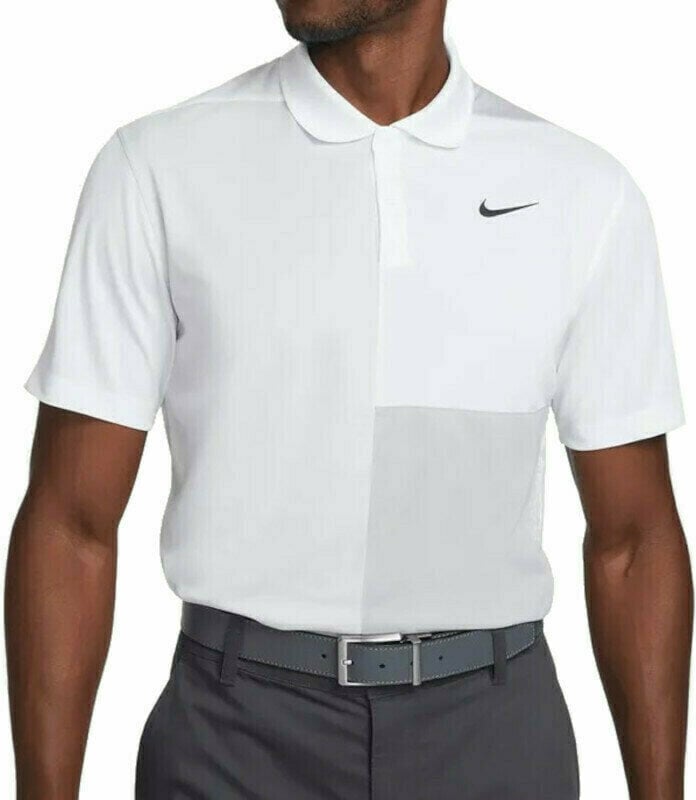 Polo Shirt Nike Dri-Fit Victory+ Blocked Mens Polo White/Lite Smoke Grey/Photon Dust/Black L Polo Shirt