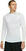 Träning T-shirt Nike Dri-Fit Fitness Mock-Neck Long-Sleeve Mens Top White/Black XL Träning T-shirt