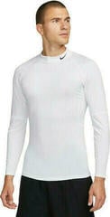Termo prádlo Nike Dri-Fit Fitness Mock-Neck Long-Sleeve Top White/Black 2XL Termo Oblečenie