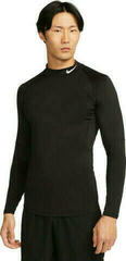 Termo prádlo Nike Dri-Fit Fitness Mock-Neck Long-Sleeve Top Black/White