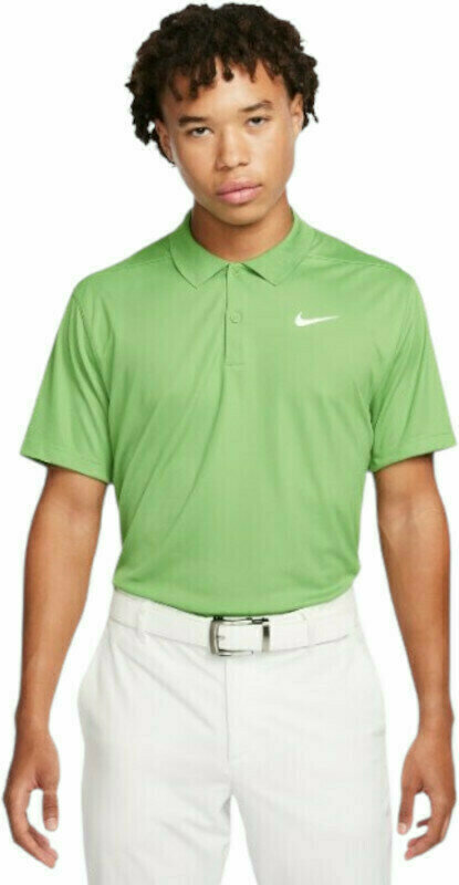 Rövid ujjú póló Nike Dri-Fit Victory Mens Golf Polo Chlorophyll/White L