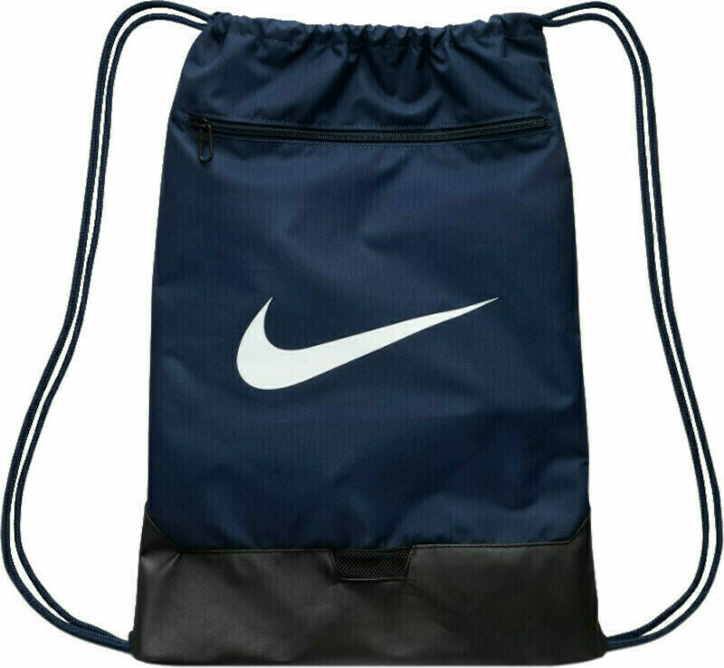 Lifestyle sac à dos / Sac Nike Brasilia 9.5 Drawstring Bag Midnight Navy/Black/White Sac de sport