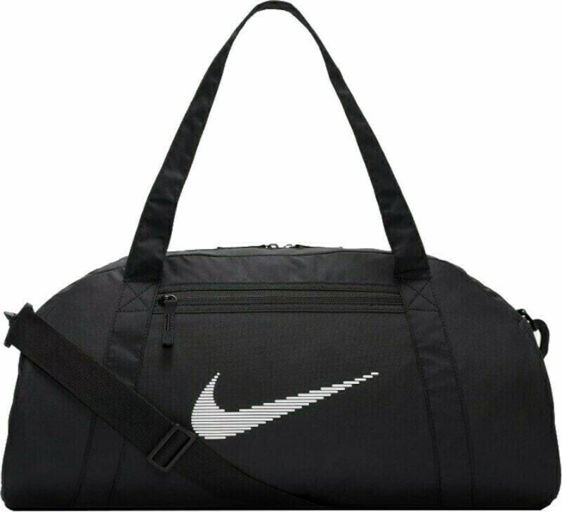 Lifestyle-rugzak / tas Nike Gym Club Duffel Bag Black/Black/White 24 L Sport Bag