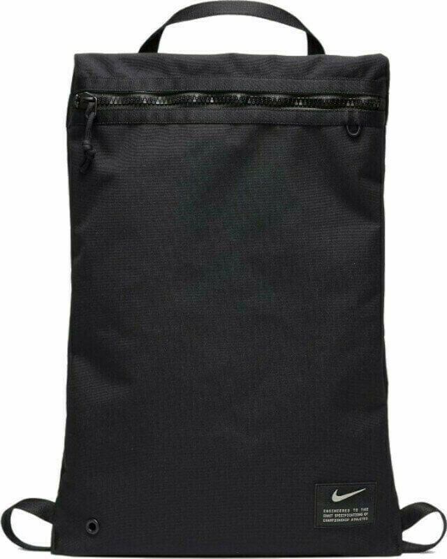 Lifestyle ruksak / Taška Nike Utility Training Gymsack Black/Black/Enigma Stone 17 L Vrecko na prezuvky