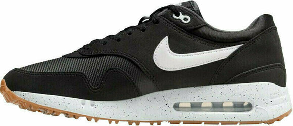 Pánske golfové topánky Nike Air Max 1 '86 Mens Golf Shoe Black/White 42,5 - 1