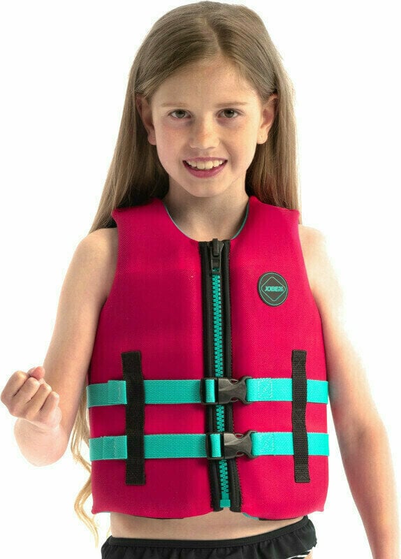 Buoyancy Jacket Jobe Neoprene Life Vest Kids Hot Pink 116