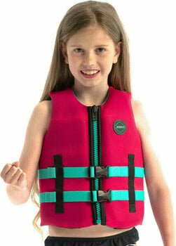 Buoyancy Jacket Jobe Neoprene Life Vest Kids Hot Pink 128 - 1