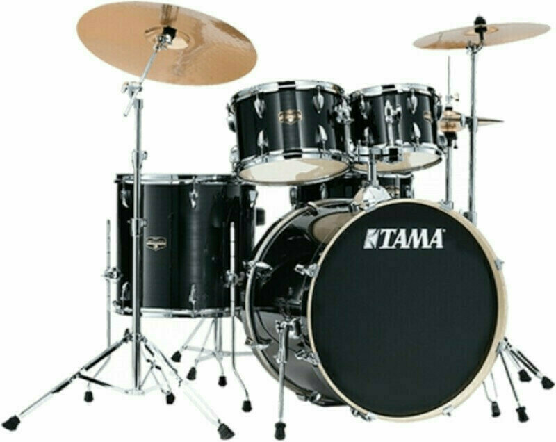 Akoestisch drumstel Tama IE58H6W-HBK Imperialstar Hairline Black