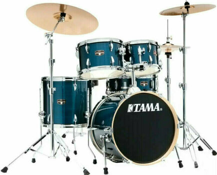 Акустични барабани-комплект Tama IE58H6W-HLB Imperialstar Hairline Blue - 1