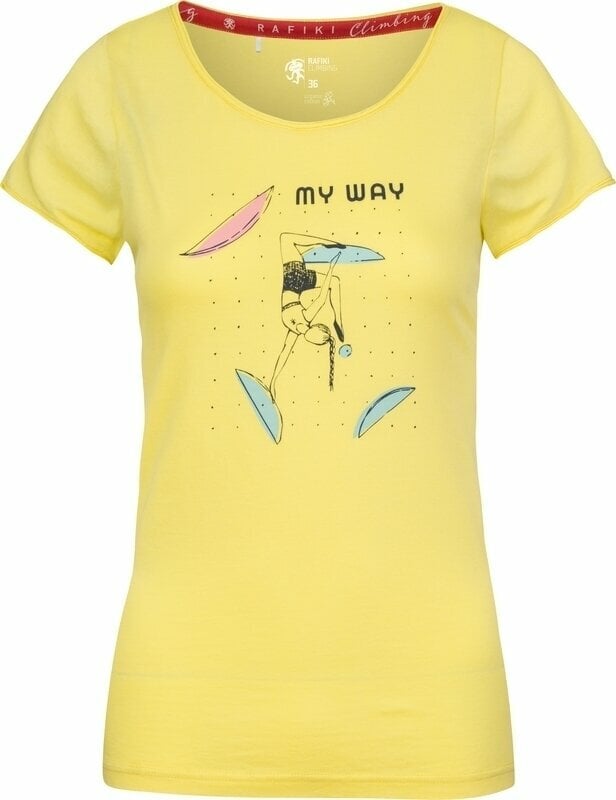 Koszula outdoorowa Rafiki Jay Lady T-Shirt Short Sleeve Lemon Verbena 36 Koszula outdoorowa