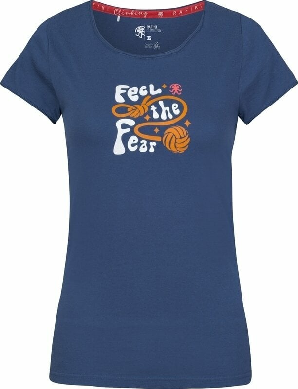 Outdoorové tričko Rafiki Jay Lady T-Shirt Short Sleeve Ensign Blue 36 Outdoorové tričko