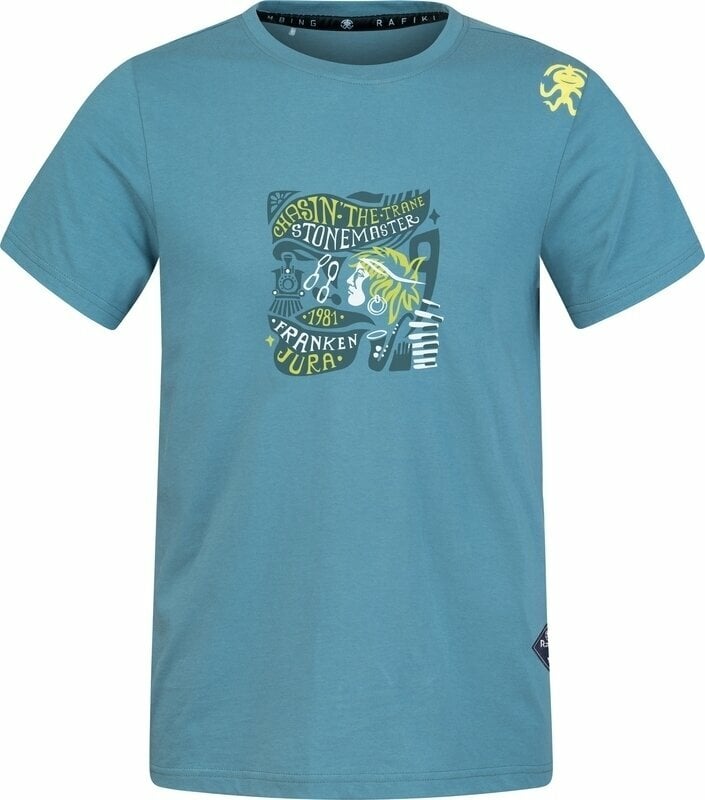 Koszula outdoorowa Rafiki Arcos T-Shirt Short Sleeve Brittany Blue L Podkoszulek