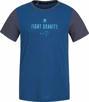 Outdoor T-Shirt Rafiki Granite T-Shirt Short Sleeve Ensign Blue/Ink S T-Shirt - 1