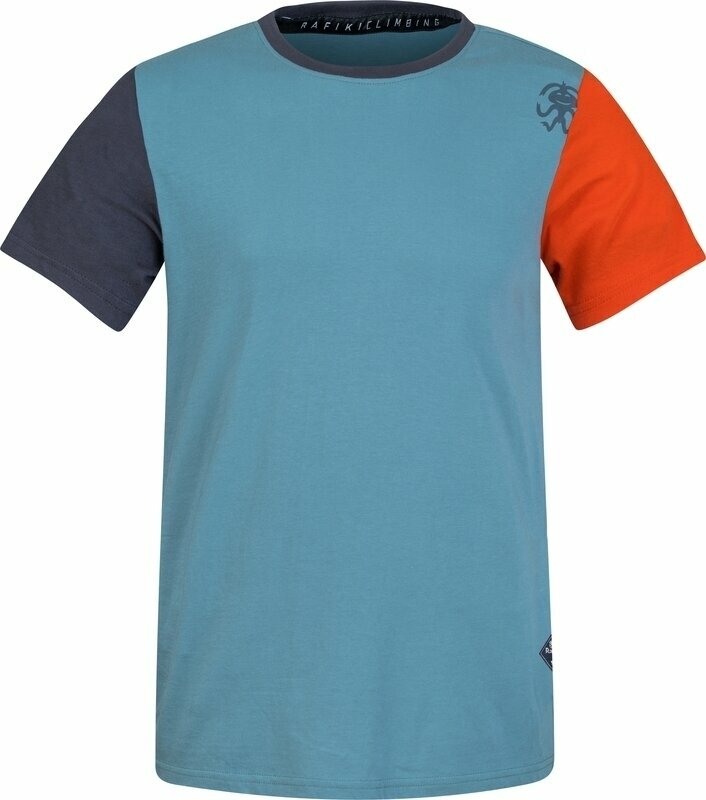 Ulkoilu t-paita Rafiki Granite T-Shirt Short Sleeve Brittany Blue/Ink/Clay L T-paita