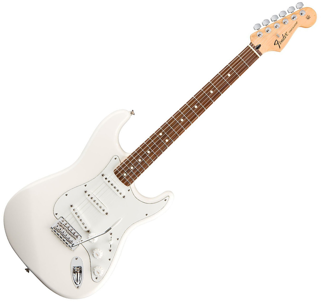 Electric guitar Fender Standard Stratocaster RW Arctic White