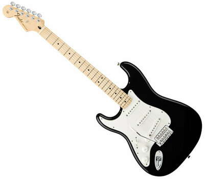 Elektrická kytara Fender Standard Stratocaster MN LH Black - 1
